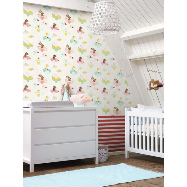 Papel De Parede Bambino Xviii Bichinhos 249064 - Rolo: 10m X