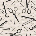 Papel De Parede Barber Shop - 0 50 X 3 00 Metros