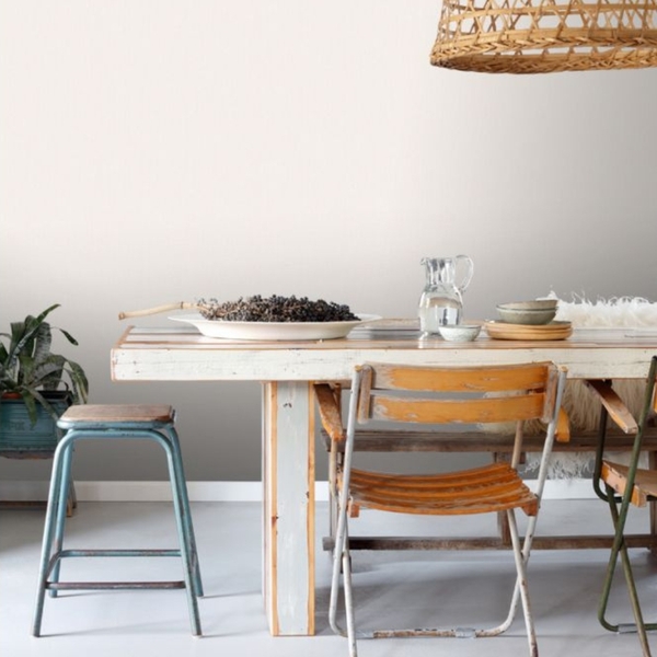 Papel De Parede Bege Liso Importado Quarto 4m²