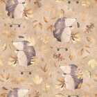 Papel De Parede Bichinho Infantil Decorativo Folhas Outono Au