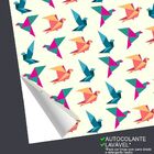 Papel De Parede Birds Origami - 0 50 X 3 00 Metros