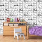 Papel De Parede Blah Blah Clean - 0 50 X 3 00 Metros