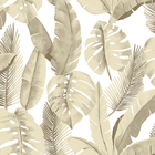 Papel De Parede Bobinex Atemporal - Folhagem Bege