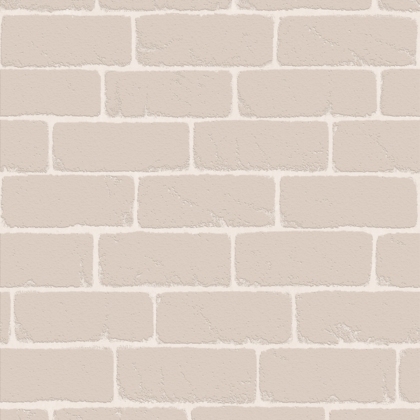 Papel De Parede Bobinex Atemporal - Tijolinho Bege