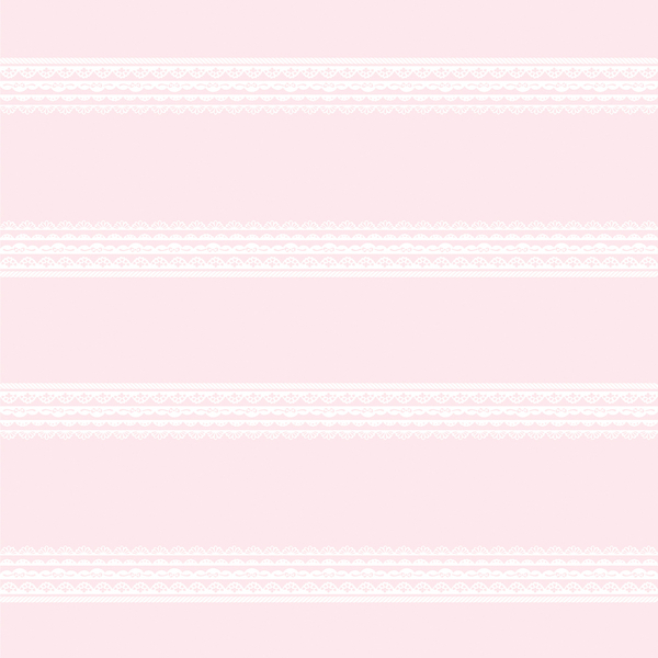 Papel De Parede Bobinex Bambinos - Renda Rosa