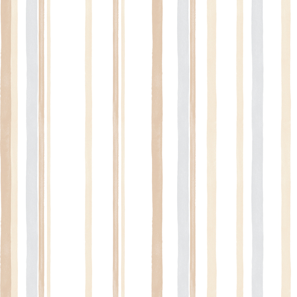 Papel De Parede Bobinex Brincar - Listras Marrom