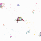 Papel De Parede Bobinex Brincar - Passáros