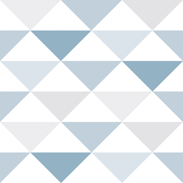Papel De Parede Bobinex Brincar - Triângulos Azul