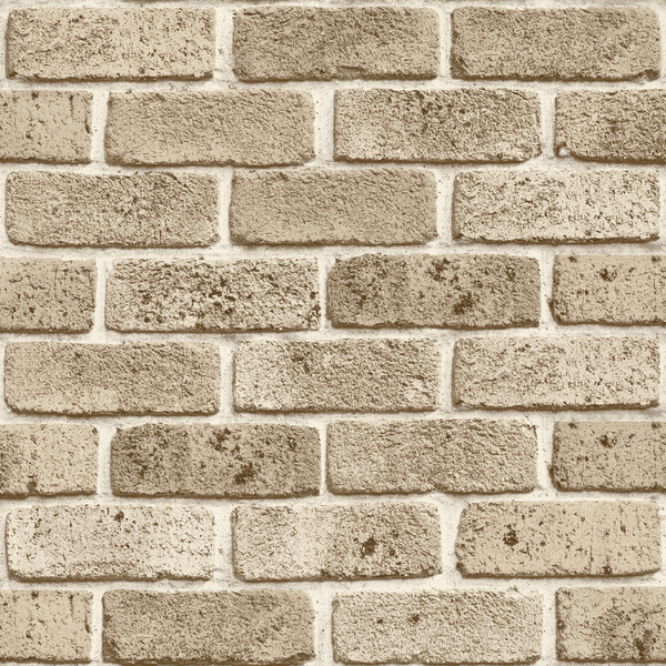 Papel De Parede Bobinex Contemporâneo - Tijolinho Marrom Claro