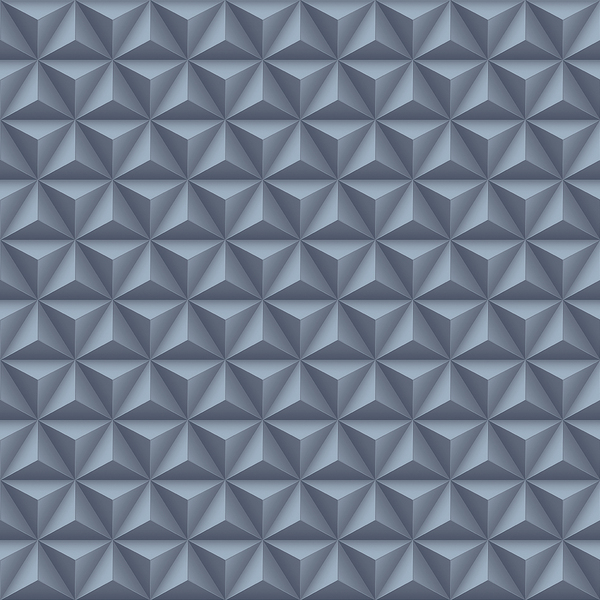 Papel De Parede Bobinex Diplomata - Geométrico 3d Azul