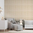 Papel De Parede Bobinex Revoada -  Xadrez Picnic Marrom 4442