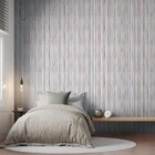 Papel De Parede Bobinex Revoada - Listra Aquarela Azul, Cinza