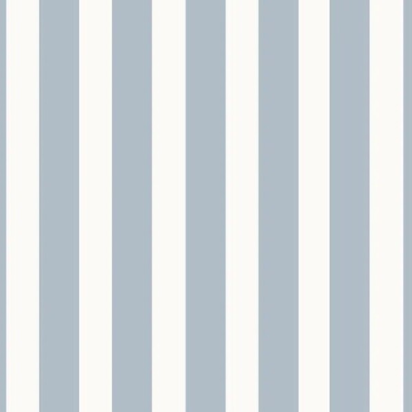 Papel De Parede Bobinex Revoada - Listra Azul Céu 4410