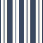 Papel De Parede Bobinex Revoada - Listras Azul Marinho 4454