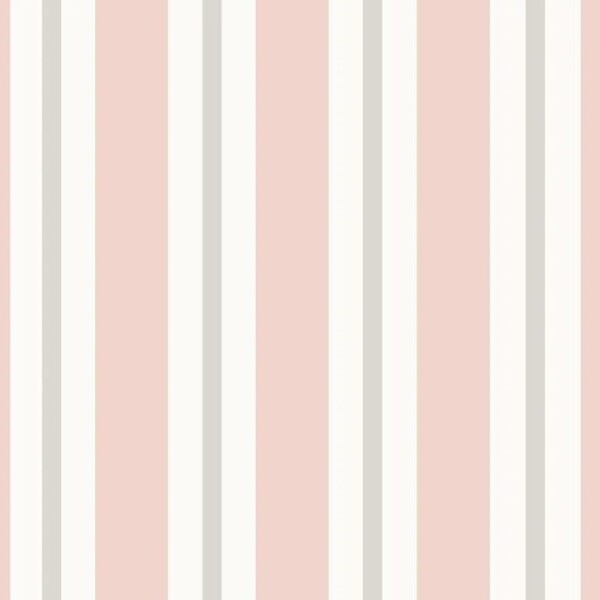 Papel De Parede Bobinex Revoada - Listras Rosa 4460
