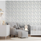 Papel De Parede Bobinex Revoada - Mini Pinceladas Azul, Menta