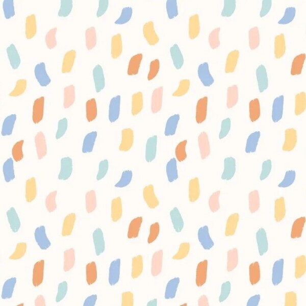 Papel De Parede Bobinex Revoada - Mini Pinceladas Coloridas 4