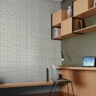 Papel De Parede Bobinex Revoada - Xadrez Aquarela Azul, Milit