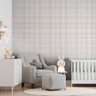 Papel De Parede Bobinex Revoada - Xadrez Aquarela Chiclete 44