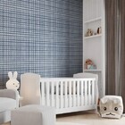 Papel De Parede Bobinex Revoada - Xadrez Picnic Azul Mar 4428