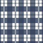 Papel De Parede Bobinex Revoada - Xadrez Quadros Azul Marinho