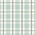 Papel De Parede Bobinex Revoada - Xadrez Quadros Verde Menta