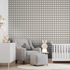 Papel De Parede Bobinex Revoada - Xadrez Vichi Cinza Escuro 4