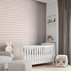 Papel De Parede Bobinex Revoada - Xadrez Vichi Rosa 4403