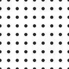 Papel De Parede Bolinhas Pretas - 0 50 X 3 00 Metros
