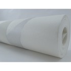 Papel De Parede - Branco  Com Arabesco Cinza Com Brilhos -  R