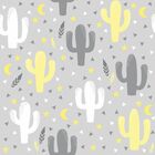 Papel De Parede Cactos Grey - 0 50 X 2 50 Metros