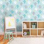 Papel De Parede Cactos Soft - 0 50 X 3 00 Metros