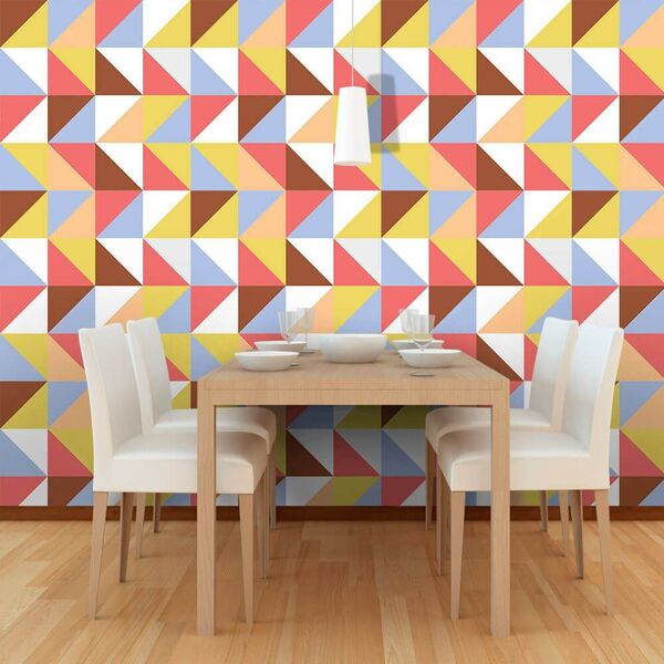 Papel De Parede Calorine Color - 0 50 X 3 00 Metros