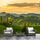 Papel De Parede Campo Paisagem Natureza Sala Painel - 135pcp