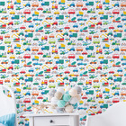 Papel de Parede Carros e Transportes Adesivo 2,70x0,57m