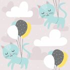 Papel De Parede Cats Ballon - 0 50 X 2 50 Metros