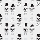 Papel De Parede Caveira 2,70x0,57m