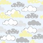 Papel De Parede Céu Nuvens - 0 50 X 2 50 Metros