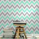 Papel De Parede Chevon Azure Modelo 158-60x300cm