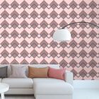 Papel De Parede Chevron Quadrado - 0 50 X 3 00 Metros