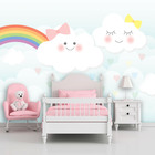 Papel De Parede Chuva De Amor Tamanho:3,00x0,60