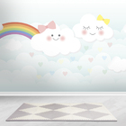 Papel De Parede Chuva De Amor Tamanho:3,00x0,60