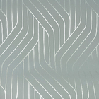 Papel De Parede Cinza Linhas Metalizadas