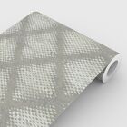 Papel De Parede Cinza Listrado Nonwoven Quarto 4m²