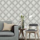 Papel De Parede Cinza Listrado Nonwoven Quarto 4m²