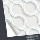 Papel De Parede Circles Clean - 0 50 X 2 50 Metros