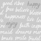 Papel De Parede Coisas Boas Gray - 0 50 X 2 50 Metros