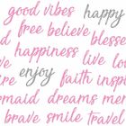 Papel De Parede Coisas Boas Pink - 0 50 X 3 00 Metros