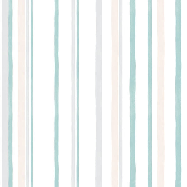 Papel De Parede Coleção Brincar Listrado 3604 - Rolo: 10m X 0