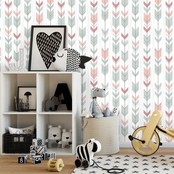 Papel De Parede Colored Arrows - 0 50 X 3 00 Metros